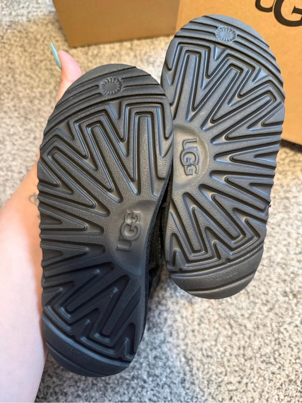 UGG worn couple